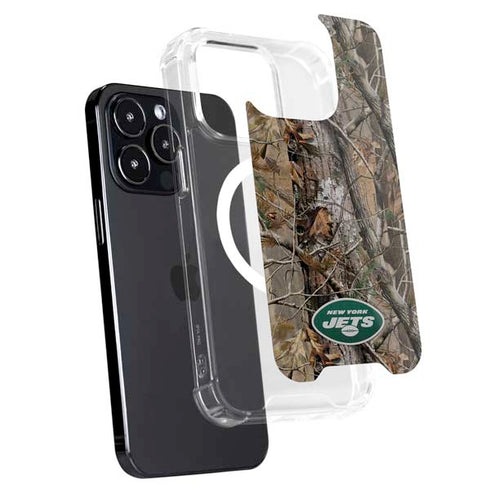 NFL New York Jets Realtree AP Camo iPhone 15 Pro MagSafe Case